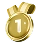 Gold medal for 1st place