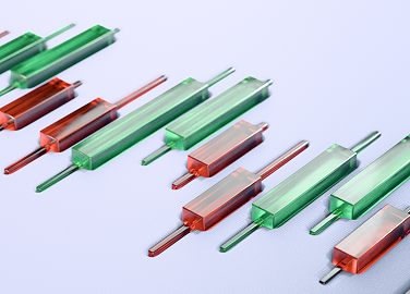 3D candlestick patterns in red and green, symbolizing XMTrading Chapter 2: Master Technical Analysis.